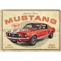 Ford ajándéktárgyak alkatrészek: Ford Mustang fém képeslap
